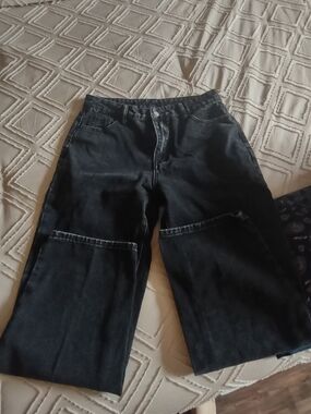 Black Wide Leg Jeans
